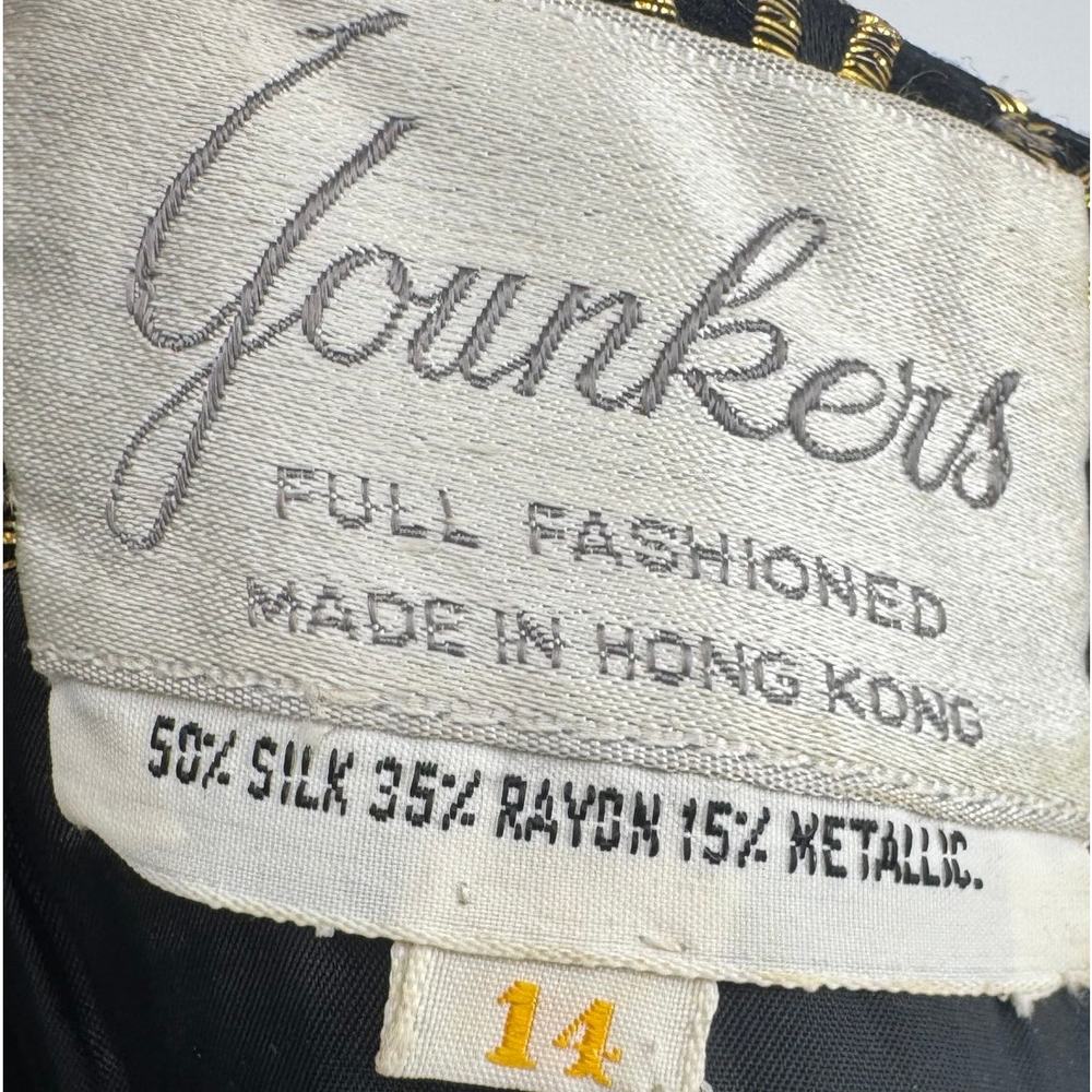 Vintage Y2K Hand Sewn Sequin Silk Blend Dress  Small Going Out Cocktail Party - Picture 6 of 7